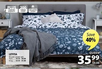 JYSK Letitia duvet cover set offer
