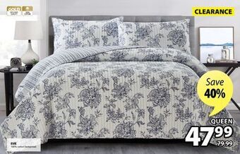 JYSK Evie 100% cotton bedspread offer