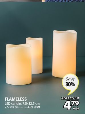 JYSK Flameless led candle offer