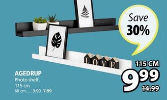 JYSK Agedrup photo shelf offer