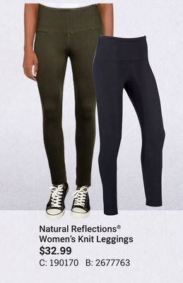 Bass Pro Natural reflections® women's knit leggings offer
