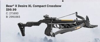 Bass Pro Bear® x desire xl compact crossbow offer