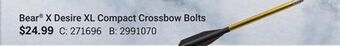 Bass Pro Bear® x desire xl compact crossbow bolts offer