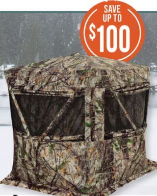 Bass Pro Select ground blinds offer