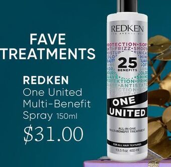 Chatters Salon Redken one united multi-benefit spray offer
