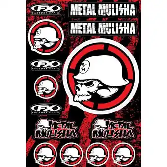 Royal Distributing Factory effex metal mulisha sticker kit 2 offer