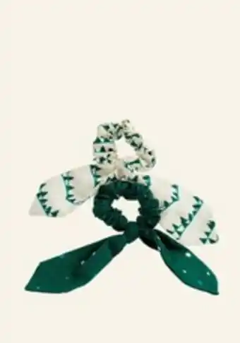 The Body Shop Topknots & tinsel hair scrunchies offer