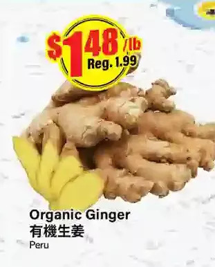 Btrust Supermarket Organic ginger offer