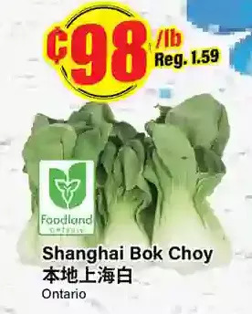 Btrust Supermarket Shanghai bok choy offer