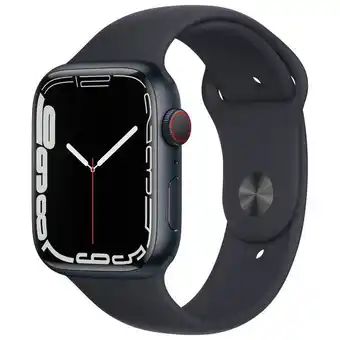 Best Buy Apple watch series 7 (gps + cellular) 45mm midnight aluminum case with midnight sport band offer