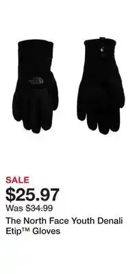 Sport Chek The north face youth denali etip™ gloves offer
