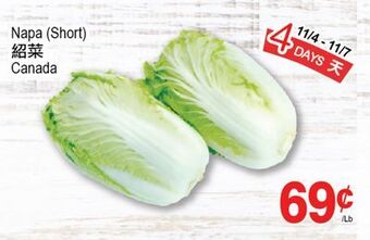 T&T Supermarket Napa (short) offer