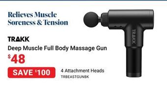Visions Electronics Trakk deep muscle full body massage gun offer