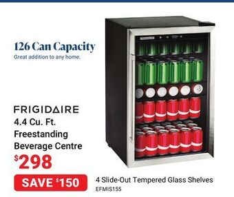 Visions Electronics Frigidaire 4.4 cu. ft. freestanding beverage centre offer