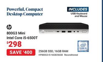 Visions Electronics Hp 800g3 mini intel core i5-6500t offer