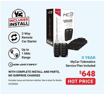 Visions Electronics Idat-astart with complete install and parts, no surprise charges offer