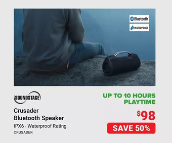 Visions Electronics Soundstage crusader bluetooth speaker offer