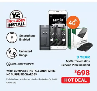 Visions Electronics Idatastart all-in-one remote starter with telematics offer