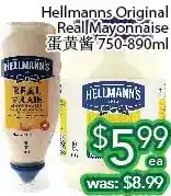 Ample Food Market Helmanns original real mayonnaise offer