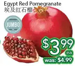 Ample Food Market Egypt red pomegranate offer