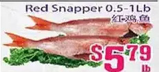 Grant's Foodmart Red snapper offer