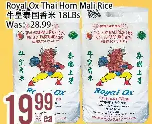 Bestco Food Mart Royal ox thai hom mali rice offer