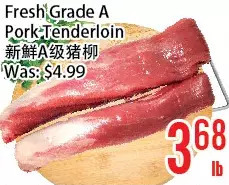 Bestco Food Mart Fresh grade a pork tenderloin offer