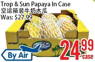 Bestco Food Mart Trop & sun papaya offer