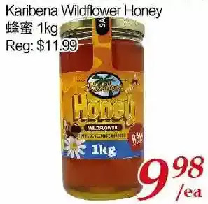 Tone Tai Supermarket Karibena wildflower honey offer