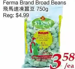 Tone Tai Supermarket Ferma brand broad beans offer