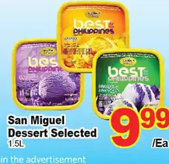 T&T Supermarket San miguel dessert offer