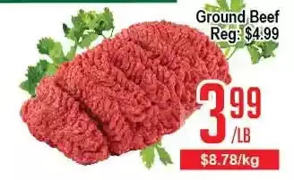 Skyland Foodmart Ground beef offer