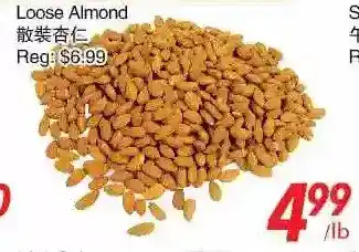 Loose almond