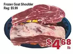 Top Food Supermarket Frozen goat shoulder offer
