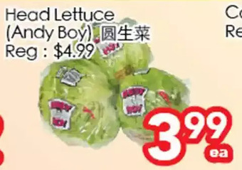 Superking Supermarket Head lettuce offer