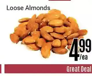 Nations Fresh Foods Loose almonds offer
