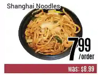 Nations Fresh Foods Shanghai noodles offer