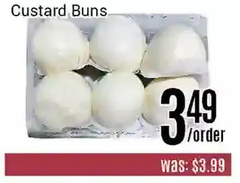 Nations Fresh Foods Custard buns offer