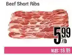 Nations Fresh Foods Beef short ribs offer