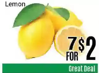 Nations Fresh Foods Lemon offer