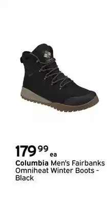 Atmosphere Columbia men's fairbanks omniheat winter boots - black offer