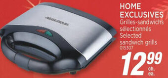 Jean Coutu Home Exclusives Sandwich Grills offer