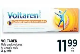 Jean Coutu Voltaren Analgesic Gels 75 g, 100 g offer