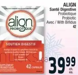 Jean Coutu Align Santé Digestive Probiotic offer