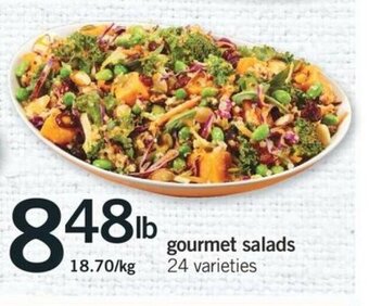 Fortinos Gourmet Salads offer