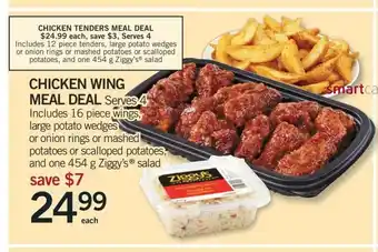Fortinos Chicken Wing Meal Deal offer