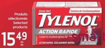 Jean Coutu Tylenol Selected Products offer