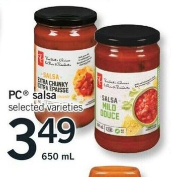 Fortinos PC Salsa offer