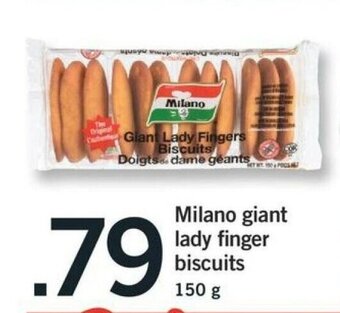 Fortinos Milano Giant Lady Finger Biscuits offer