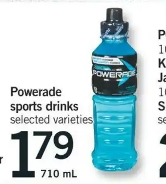 Powerade Sports Drinkks